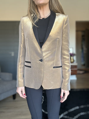 ZADIG & VOLTAIRE | Gold Blazer