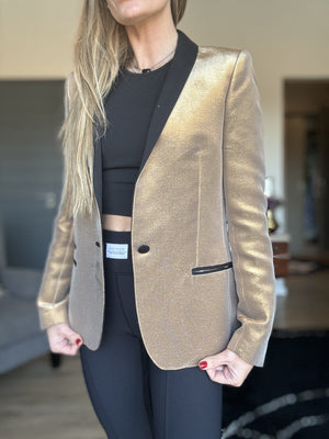 ZADIG & VOLTAIRE | Gold Blazer