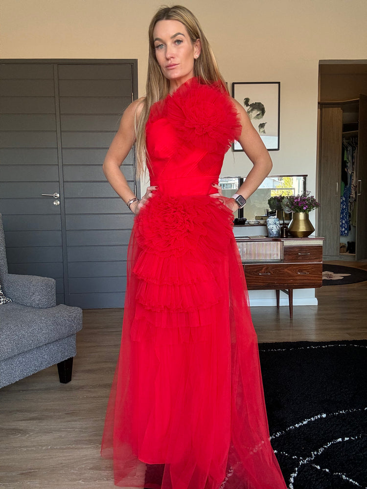 Democratic Republic| Lady in Red Dress
