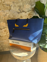 FENDI | Blue Monster Roll Tote Bag