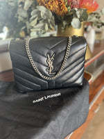 YSL| Loulou Bag | Black with Silver hardware