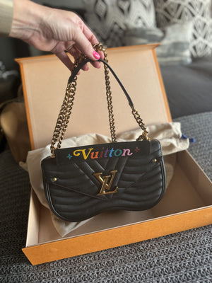 LOUIS VUITTON | New Wave Chain Bag MM Noir