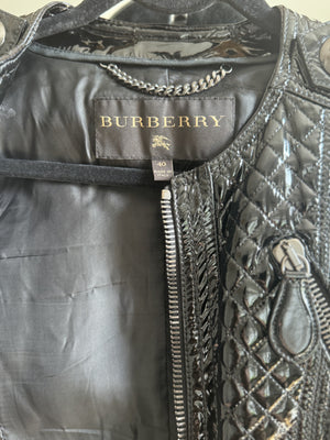 BURBERRY | Patent Leather Jacket