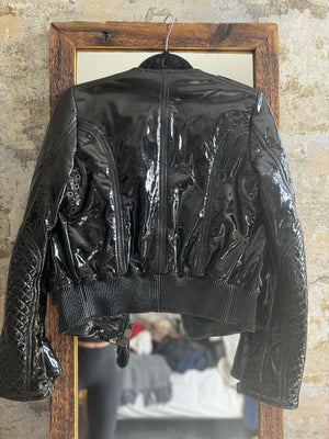 BURBERRY | Patent Leather Jacket