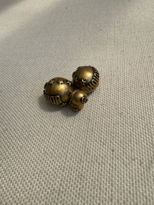 DIOR | Metal J'Adior En Dior Tribal Earrings Gold