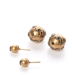 DIOR | Metal J'Adior En Dior Tribal Earrings Gold