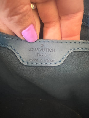 LOUIS VUITTON | Epi Saint Jacques Shopping Shoulder Bag Blue