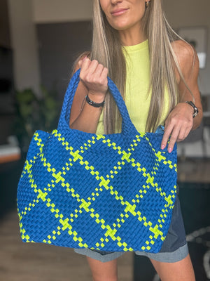 Woven Neoprene Tote - LARGE