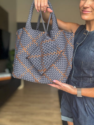 Woven Neoprene Tote - LARGE