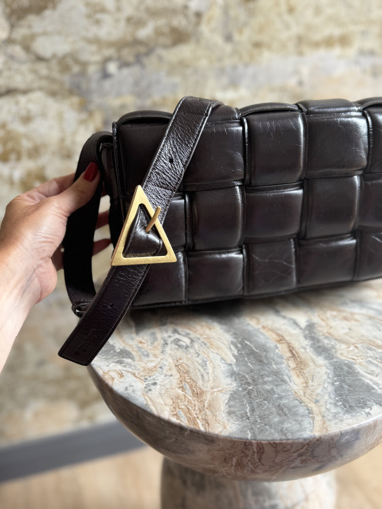 BOTTEGA VENETA | Padded Cassette  Bag| Chocolate