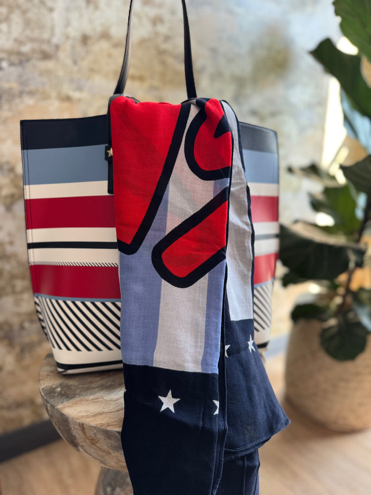 TOMMY HILFIGER| Tote Bag and Matching Scarf