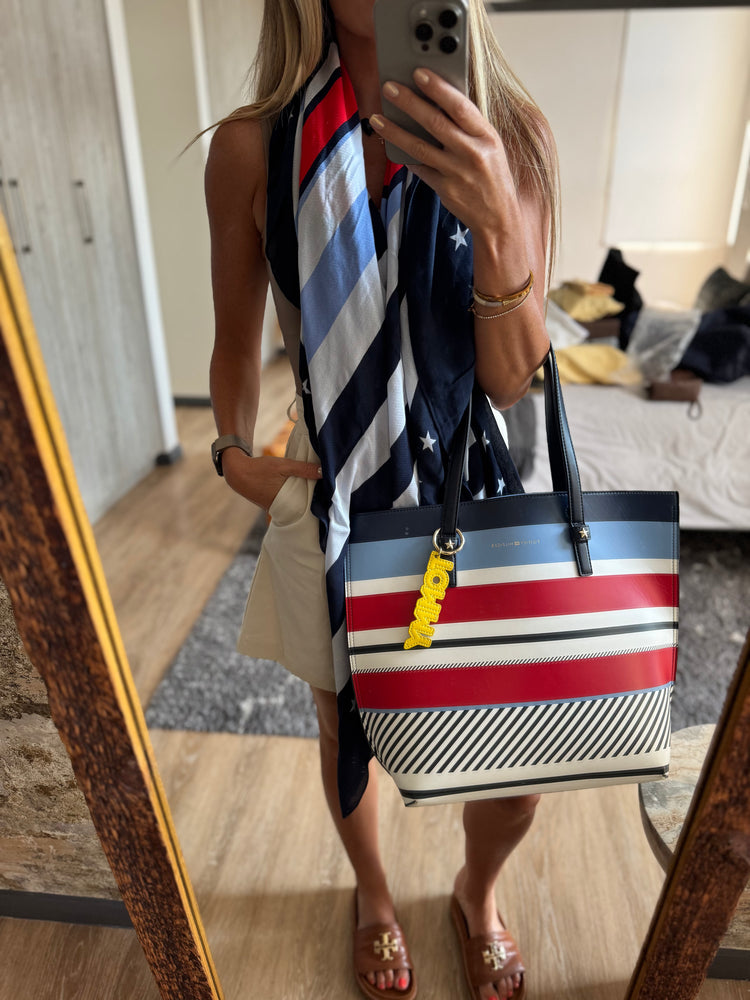 TOMMY HILFIGER| Tote Bag and Matching Scarf